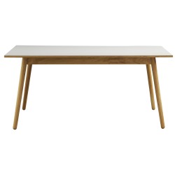 OUT OF STOCK - C35B – lacquered oak + light grey linoleum - FDB Møbler