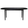 Table Bjork C63E extensible - chêne teinté noir - FDB Møbler