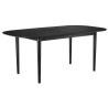 Table Bjork C63E extensible - chêne teinté noir - FDB Møbler