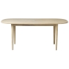 Table Bjork C63E extensible - huilé transparent - FDB Møbler