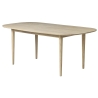 Table Bjork C63E extensible - huilé transparent - FDB Møbler