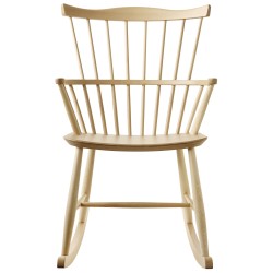 natural beech - J52G rocking chair - FDB Møbler