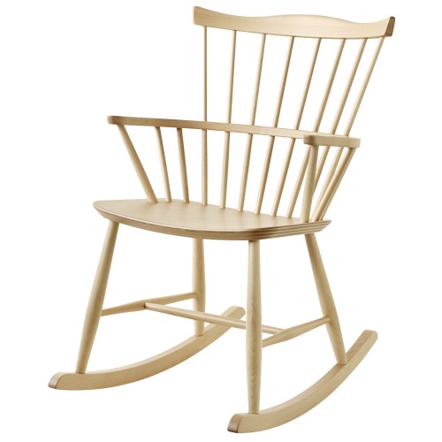 natural beech - J52G rocking chair - FDB Møbler