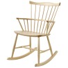 natural beech - J52G rocking chair - FDB Møbler