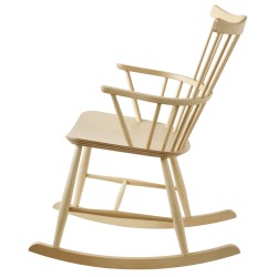 natural beech - J52G rocking chair - FDB Møbler