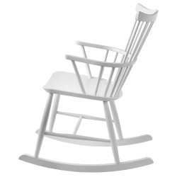 white - J52G rocking chair - FDB Møbler