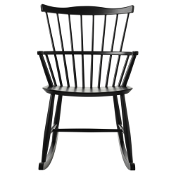 black - J52G rocking chair - FDB Møbler