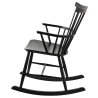 black - J52G rocking chair - FDB Møbler