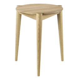 J160 stool Søs - Ø35xH45cm - natural oak - FDB Møbler