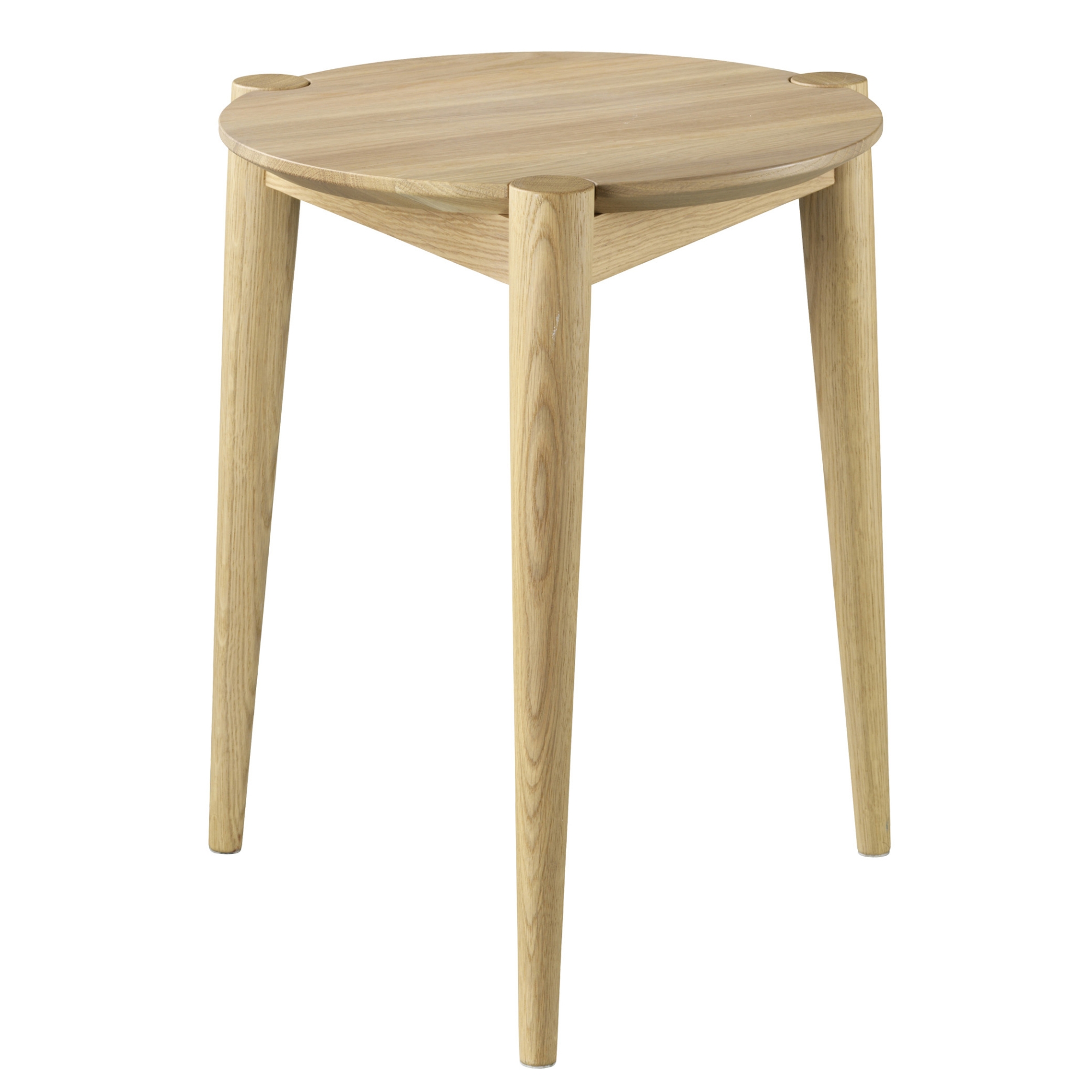 Tabouret J160 Søs - Ø35xH45cm - chêne naturel - FDB Møbler