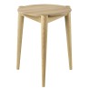 J160 stool Søs - Ø35xH45cm - natural oak - FDB Møbler