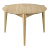 SOLD OUT - Søs table D102 - Ø55xH37cm - natural oak - FDB Møbler