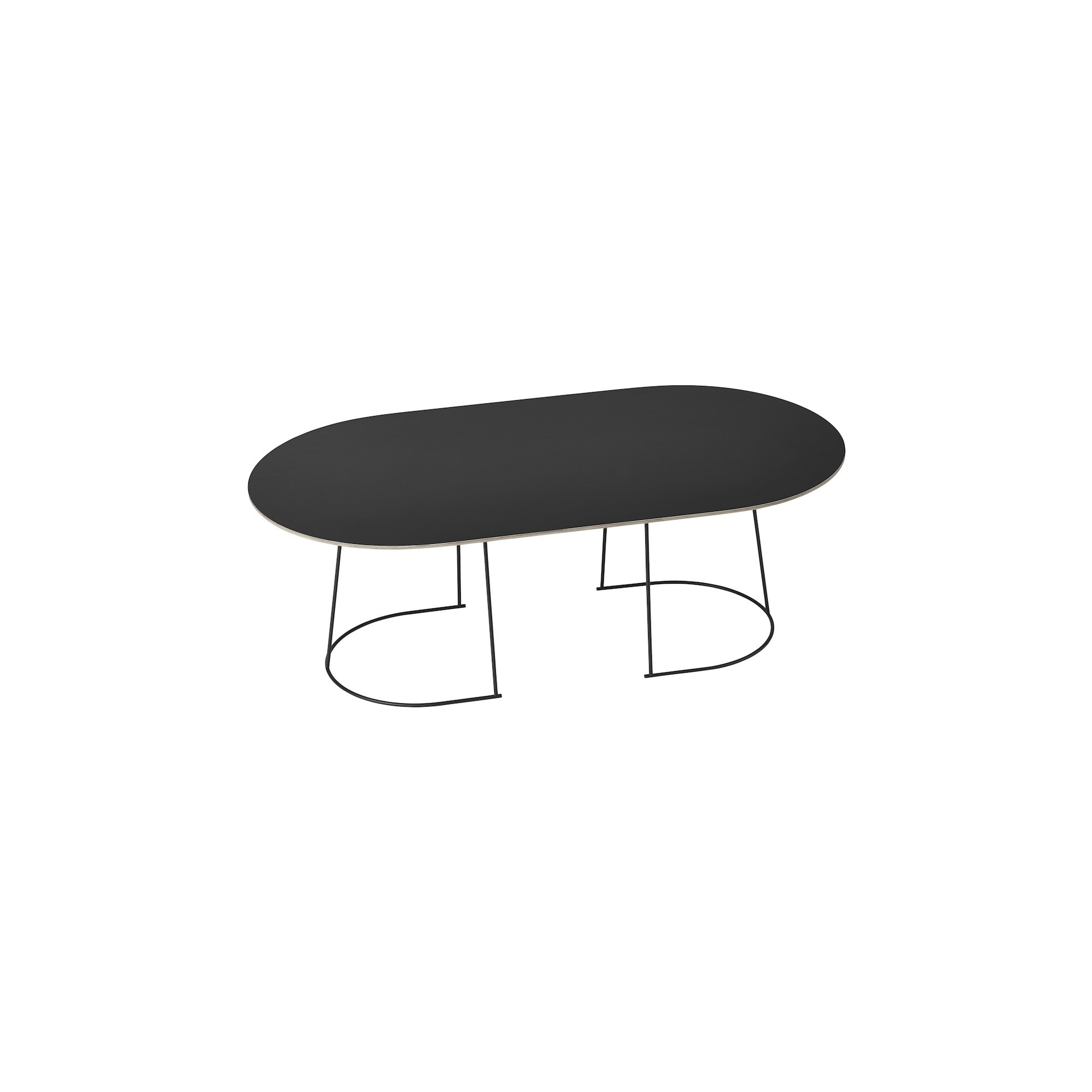 L - black - Airy table - Muuto