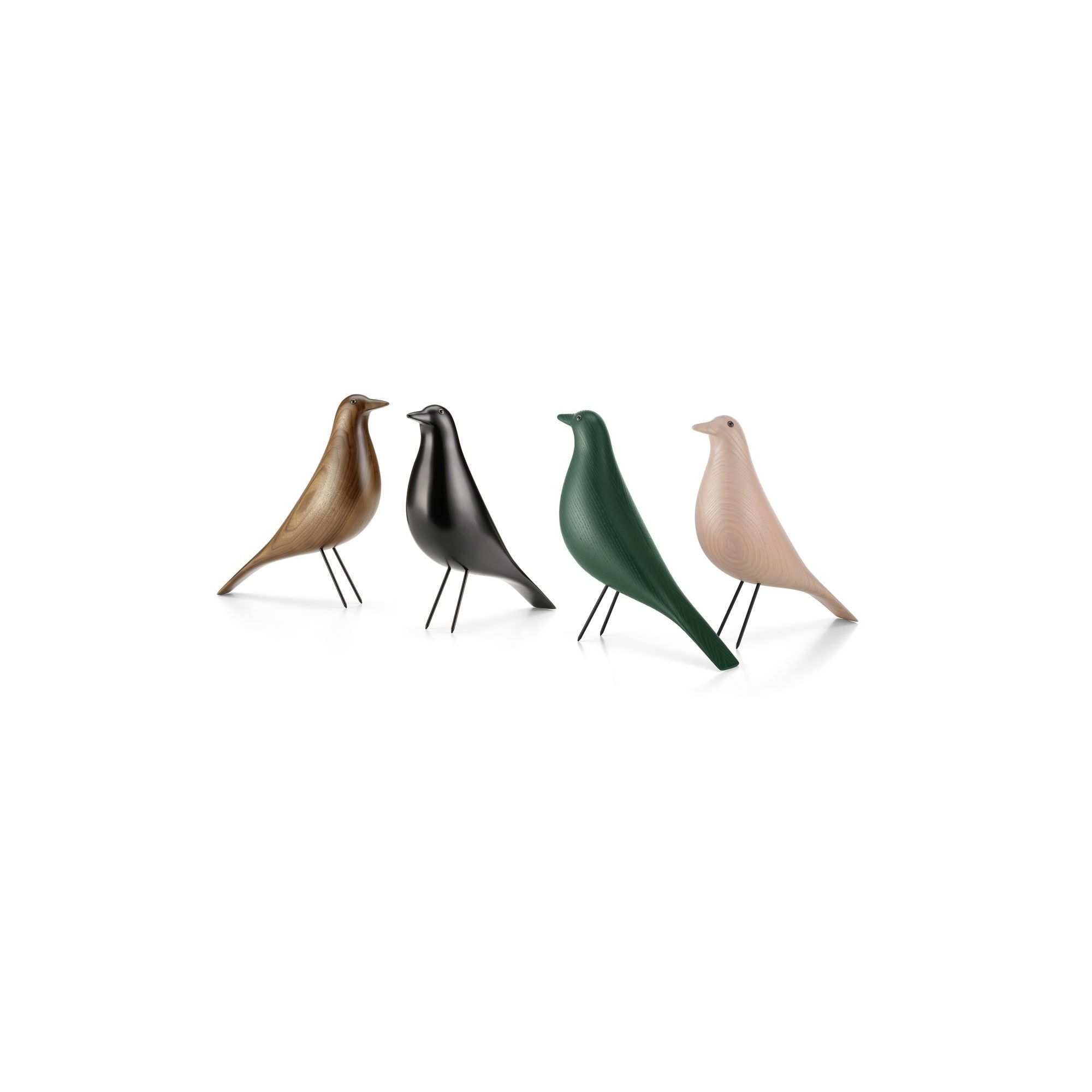 LMM. Eames House Bird - 1 x green, 1 x pink, 1 x black - Vitra