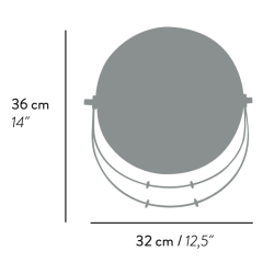 Lampe de table Eclipse Ø32 x H36 cm - Objekto