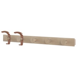 Avail coat rack - Oak / copper brown - Muuto