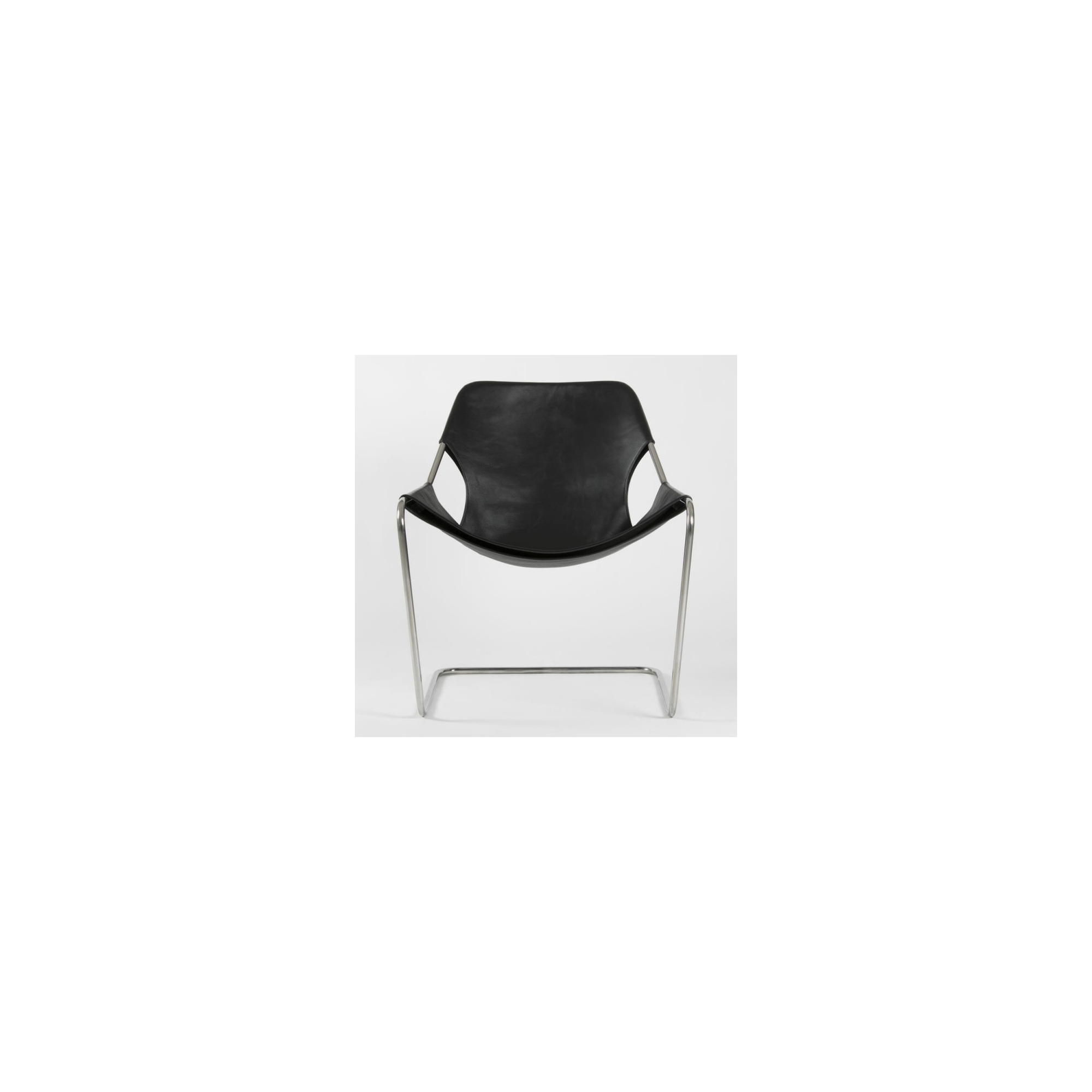 Fauteuil Paulistano – Cuir Noir - Objekto