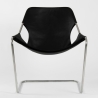 Paulistano armchair – Matt Black Leather - Objekto