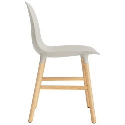 Gris clair / Chêne – Chaise Form - Normann Copenhagen