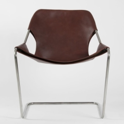 Fauteuil Paulistano – Cuir Cognac - Objekto