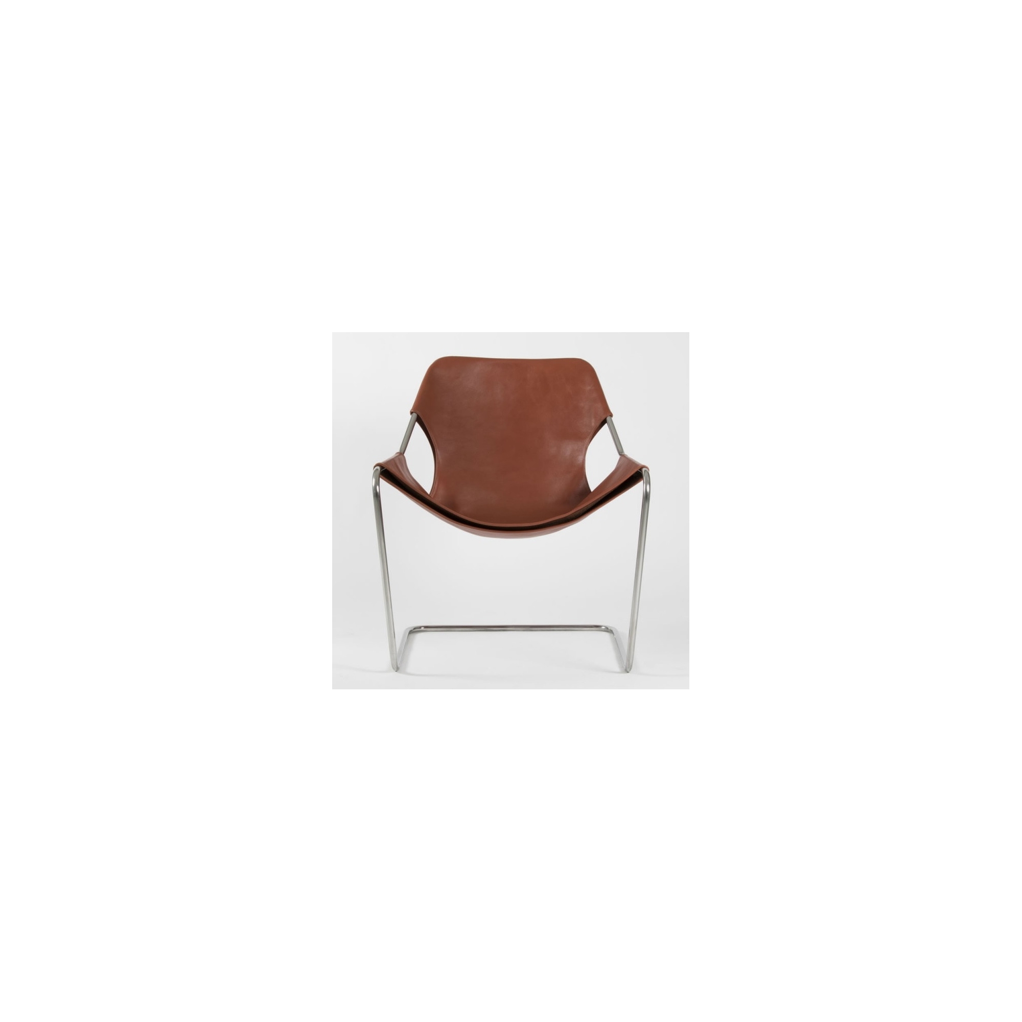 Fauteuil Paulistano – Cuir Terracotta - Objekto