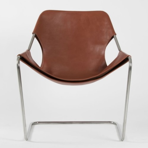 Fauteuil Paulistano – Cuir Terracotta - Objekto