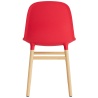 Bright red / Oak – Form Chair - Normann Copenhagen