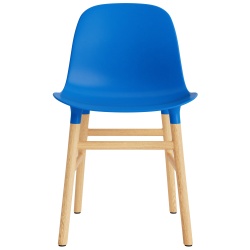 Bleu vif / Chêne – Chaise Form - Normann Copenhagen