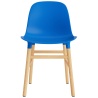 Bleu vif / Chêne – Chaise Form - Normann Copenhagen