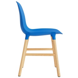 Bleu vif / Chêne – Chaise Form - Normann Copenhagen