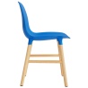 Bleu vif / Chêne – Chaise Form - Normann Copenhagen