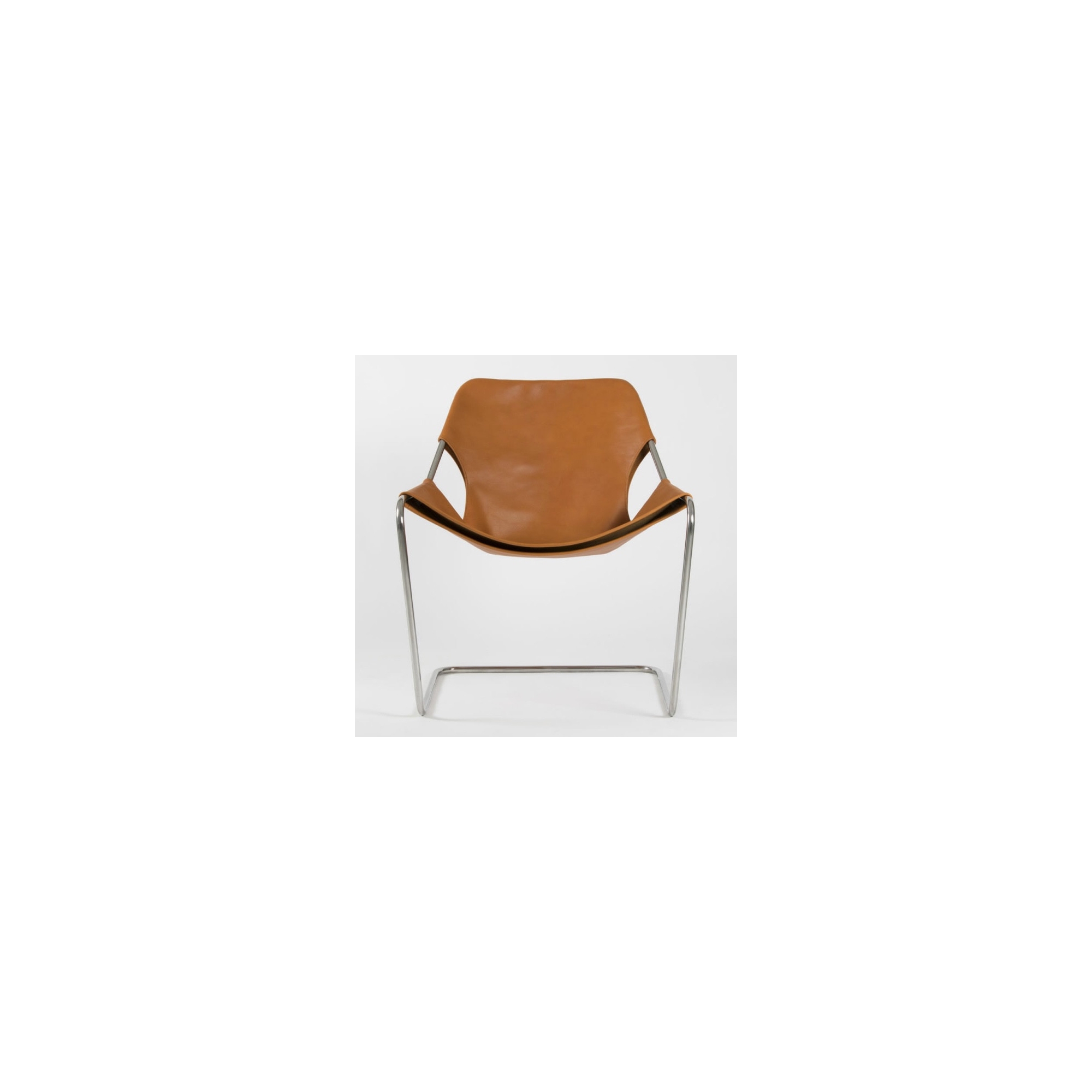 Fauteuil Paulistano – Cuir Whisky - Objekto