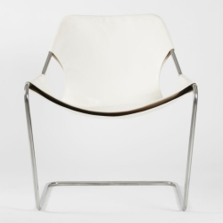 Paulistano armchair – White Leather - Objekto