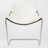 Fauteuil Paulistano – Cuir Blanc - Objekto