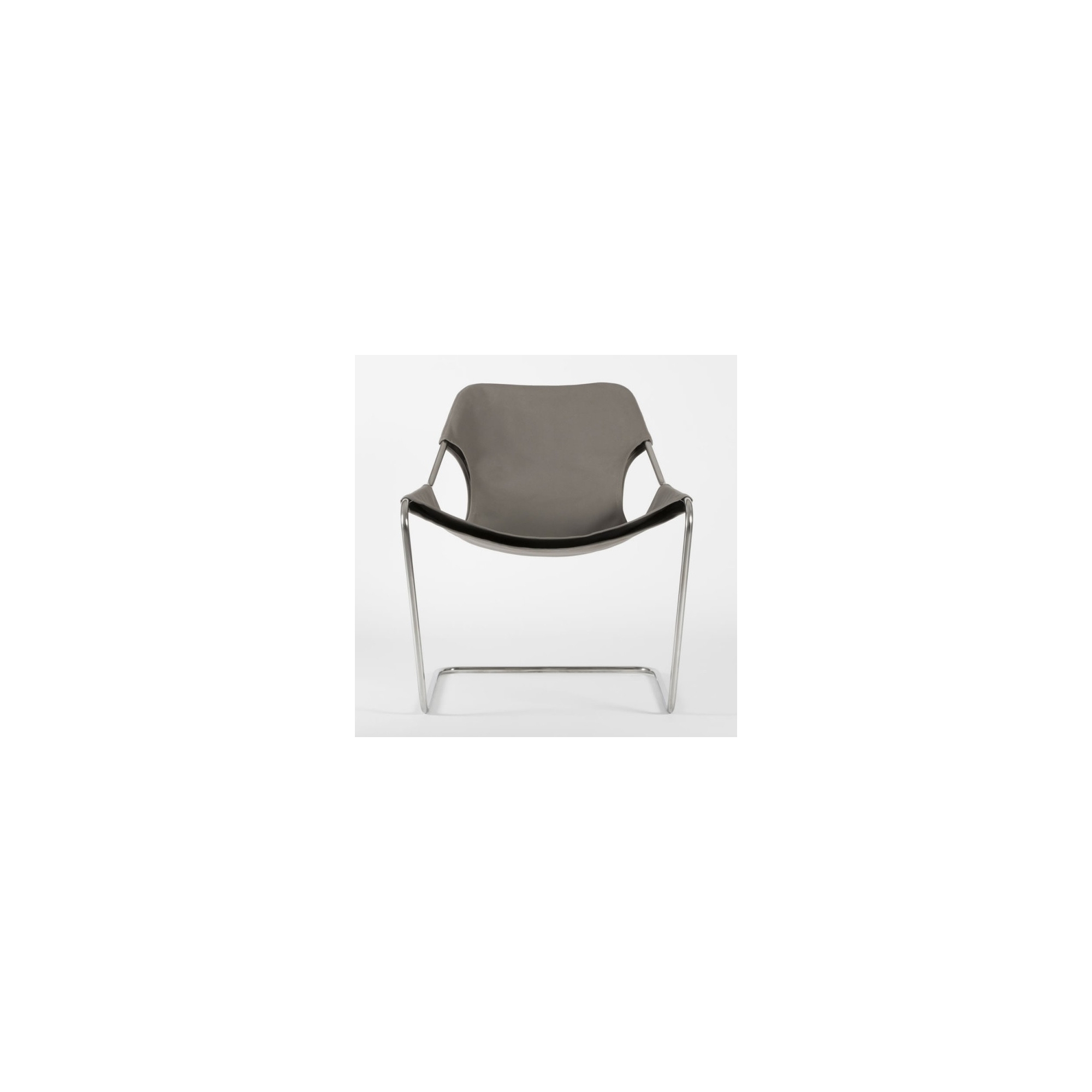 Fauteuil Paulistano – Tissu Coton Gris Olive - Objekto