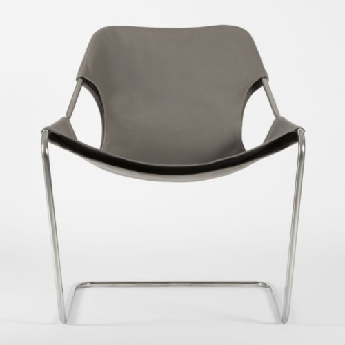 Fauteuil Paulistano – Tissu Coton Gris Olive - Objekto