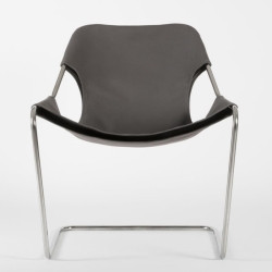 Paulistano armchair – Taupe Grey cotton fabric - Objekto