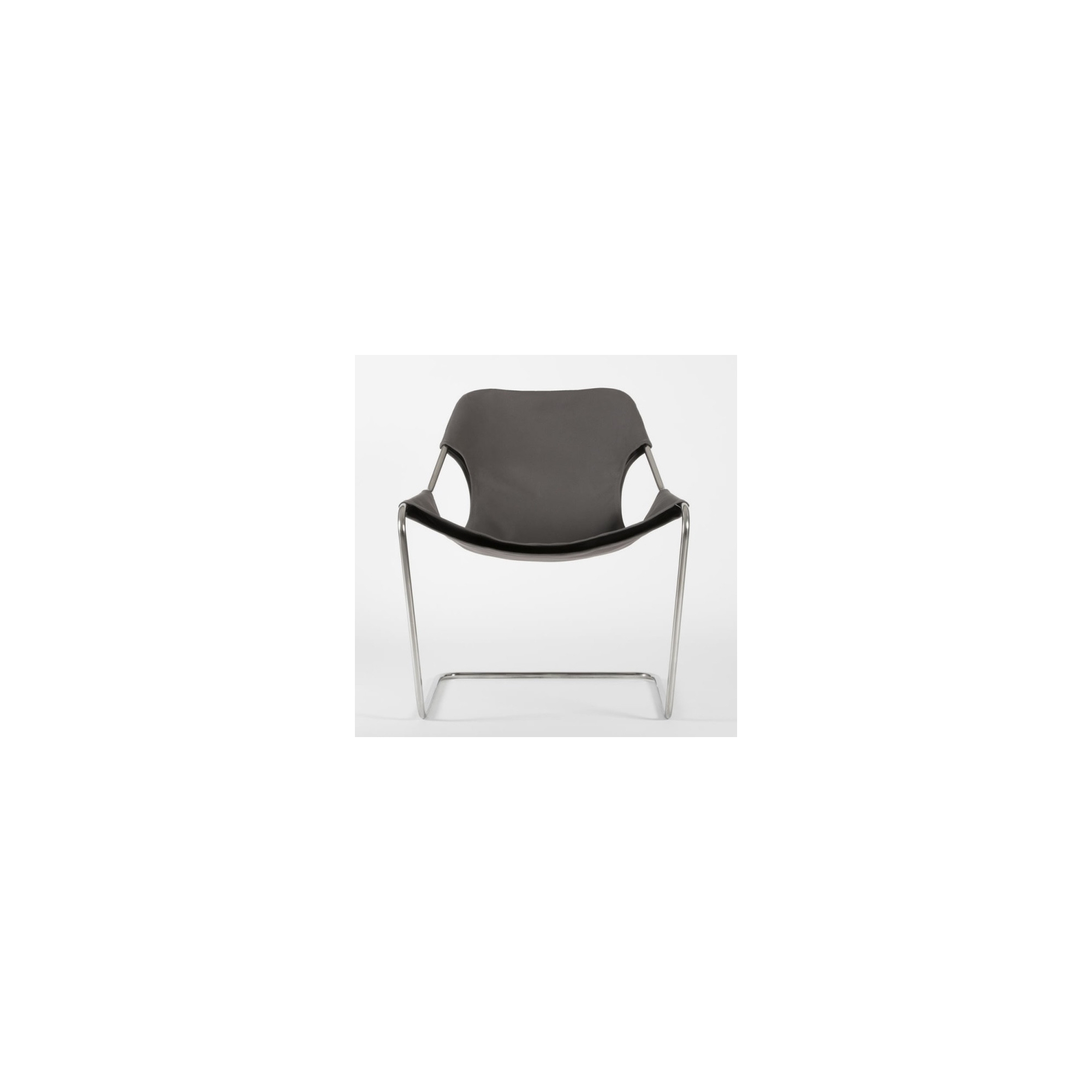 Paulistano armchair – Taupe Grey cotton fabric - Objekto