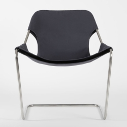 Paulistano armchair – Blue Grey cotton fabric - Objekto