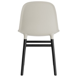 Gris clair / Chêne peint en noir – Chaise Form - Normann Copenhagen