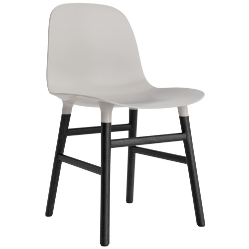 Warm grey / Black lacquered oak – Form Chair - Normann Copenhagen