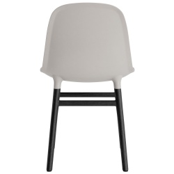 Gris chaud / Chêne peint en noir – Chaise Form - Normann Copenhagen