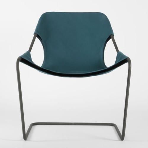 Fauteuil Paulistano – Tissu Coton Turquoise - Objekto