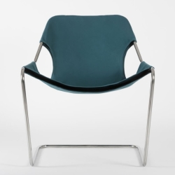 Fauteuil Paulistano – Tissu Coton Turquoise - Objekto