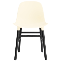 Crème / Chêne peint en noir – Chaise Form - Normann Copenhagen