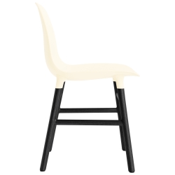 Crème / Chêne peint en noir – Chaise Form - Normann Copenhagen