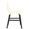 Crème / Chêne peint en noir – Chaise Form - Normann Copenhagen