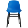 Bleu vif / Chêne peint en noir – Chaise Form - Normann Copenhagen