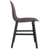 Marron / Chêne peint en noir – Chaise Form - Normann Copenhagen