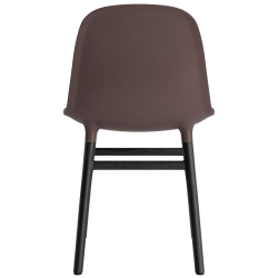 Marron / Chêne peint en noir – Chaise Form - Normann Copenhagen